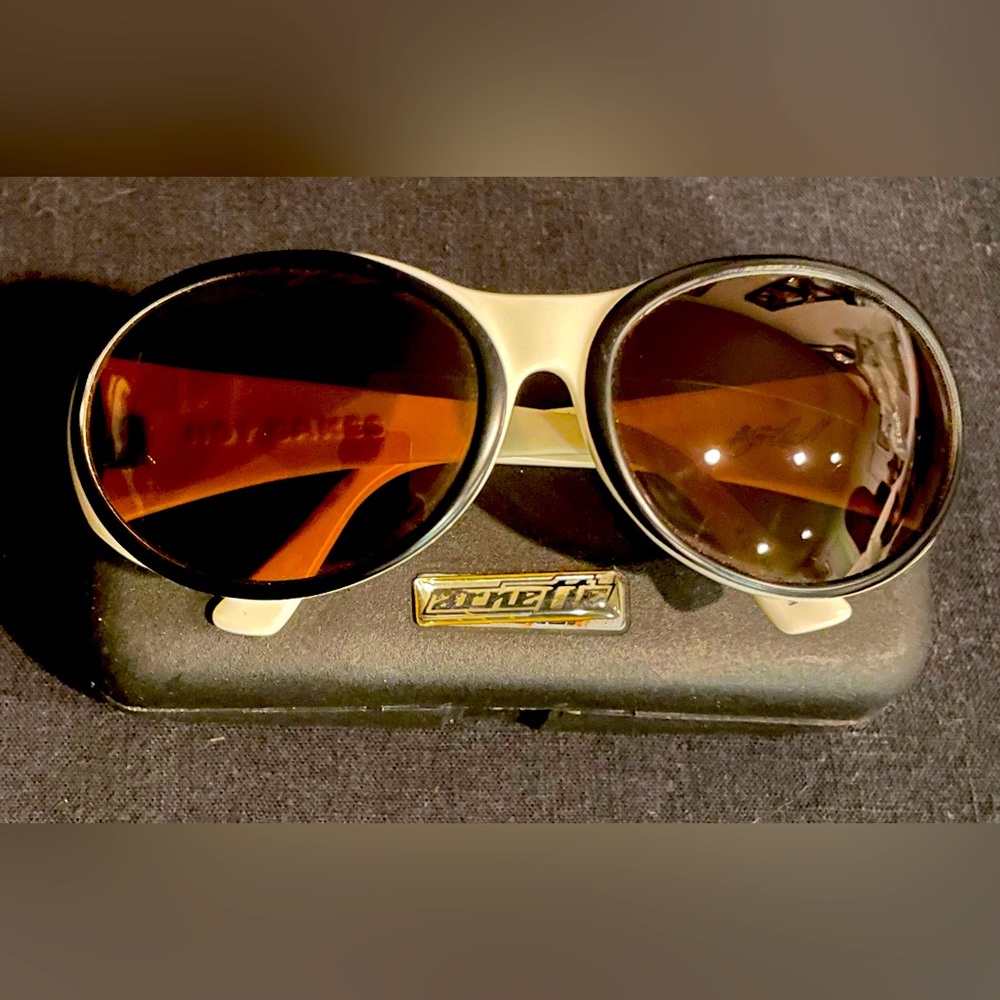 Vintage 90’s Arnette Hotcakes Sunglasses white. Made in Italy Never Worn